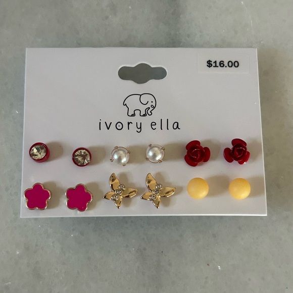 Ivory Ella Spring Multi Studs - Picture 1 of 2